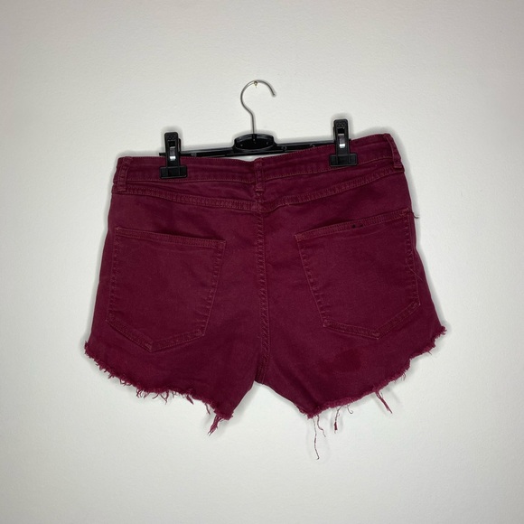 Harlow Jean shorts (wine) - Picture 2 of 2